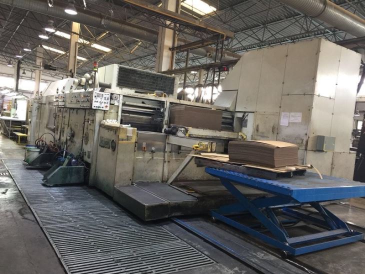 USED Martin 3 Color Rotary Die Cutter Vibration Stacker USED Martin 3 Color Rotary Die Cutter Vibration Stacker